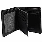 Nixon Apex Big Bill Tri Fold Wallet (all black)