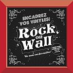 Rock On Wall Vinyl Record Album LP Frame (red)