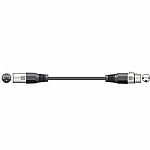 QTX DMX Lighting Lead 3 Pin XLR Plug To 3 Pin XLR Socket (6m)