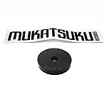 Branded Bespoke Black Mukatsuku 45 RPM Centre Hole Turntable Adapter for Playing Dinked 7 Inch Records *Juno Exclusive*