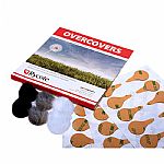 Rycote Overcovers Lavalier Wind Covers & Stickies (30 Stickies & 6 re-useable fur covers, includes 2 of each colour: white, grey & black)