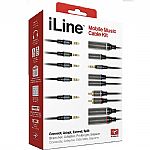 IK Multimedia iLine Mobile Music Cable Kit for smartphones, tablets, MP3 players and laptops