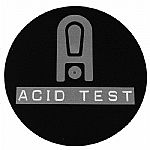 Acid Test Slipmat (single slipmat with logo in grey & white on a black slipmat)