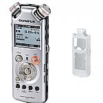 Olympus LS11 Digital Audio Recorder + White Silicone Sleeve For LS11 (PRICE REDUCED BUNDLE - SAVE £5)