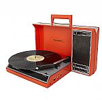 Crosley CR6016A Spinnerette Portable Turntable (red)