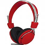 Sound LAB Stereo Headphones (red)