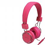Sound LAB Stereo Headphones With Mic (pink)
