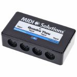 MIDI Solutions Quadra Thru V2 4-Output Active MIDI Thru Box