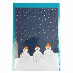 Factory Road Dink 45 Adapter Christmas Card (Snowman)