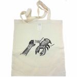 Lobster Theremin Tote Bag (unbleached)