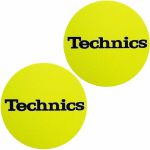 Slipmat Factory Technics 12" Vinyl Record Slipmats (pair, bright yellow)