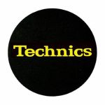 Slipmat Factory Technics Slipmats (black/yellow, pair)