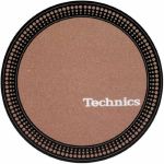 Slipmat Factory Technics Strobe 12" Vinyl Record Slipmats (pair, brown/black)