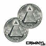 Criminyl Illuminati 12" Slipmats (pair)