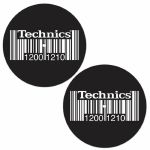 DMC Technics Barcode Slipmats (pair, black & white)