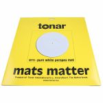 Tonar Pure White Perspex Mat Turntable 12" Platter Mat (white)
