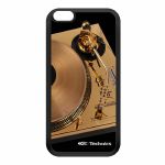 Technics Iconic Gold Turntable iPhone 6 Plus Cover (black/gold)