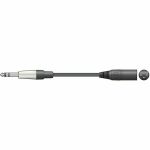 Chord 6.3mm TRS Jack Plug To XLR Male Audio Cable (1.5m)