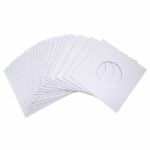MPO 10 Gram Quality 7" White Paper Inner Sleeves (pack of 100)