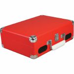 Vinyl Styl Groove Portable 3 Speed Turntable (Red)