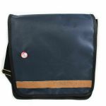 Mukatsuku 12 Inch Vinyl Record Messenger Shoulder Bag 25 (navy blue bag holds 25 x 12'' records) *Juno Exclusive*