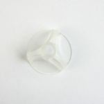 Plastic Spindle 45 Adapter For Playing Dinked 7" Records (clear)