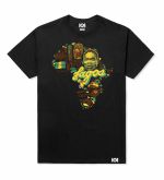 101 Apparel Fuse Green Lagos T Shirt (black, medium)