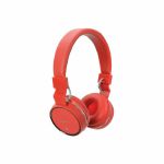 AV Link Rechargeable Wireless Bluetooth Noise Cancelling Headphones (red)