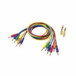 Korg Patch Cable Set For SQ1 Sequencer (pack of 6 cables)