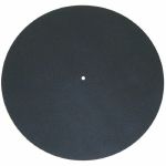 Pro-Ject Leather IT High-Quality Turntable Mat (black, single)