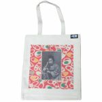 Japan Blues Sells His Record Collection Canvas Tote Bag (white with multicoloured print)