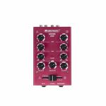 Omnitronic Gnome 202 Mini DJ Mixer (red)