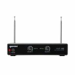 Gemini VHF02M Dual Wireless Mic System With Hand Held Microphones