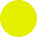 Glowtronics Yellow Neon 12" Vinyl Record UV Blacklight Slipmats (pair)