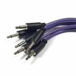 Befaco 7cm Patch Cables (purple, pack of 6)