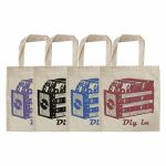Dig In Record Tote Bag (blue ink)