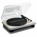 Lenco LS50 Wooden USB Turntable With Built In Speakers (grey)