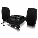 Behringer PPA200 Europort 5 Channel Portable PA System With Behringer XM1800S Microphone