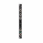 2hp LFO v2 Low Frequency Oscillator Module (black faceplate)