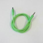 Glow Worm Cables Glow In The Dark 3.5mm Male Mono Eurorack Modular Patch Cable 2.0 (green, 125cm long)