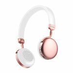 AV Link Metallic Bluetooth Headphones (rose gold)