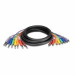 Hosa CPR-802 8-Way 1/4" TS To RCA Unbalanced Snake Cable (2.0m)