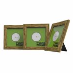 Glorious 7" Vinyl Record Frame Holder (rosewood, pack of 3)