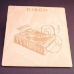 Mukatsuku Laser Etched Wooden 7" Vinyl Record Divider (wooden divider with Disco name) *Juno Exclusive*