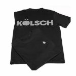 Kolsch Logo T Shirt (black with print, large)