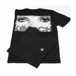 Kolsch Eyes T Shirt (black with print, large)