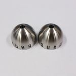 Mukatsuku Stainless Steel Branded Heavy Dome 45 Adapter (pair) *Juno Exclusive*