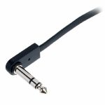 EBS PCF-DLS58 Flat Stereo Patch Cable TRS (black/single/58cm)