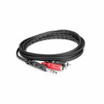 Hosa TRS201 1/4" TRS Jack To Dual RCA Insert Cable (1m)