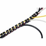 AVSL CTW2.5B D Line Electrical Cable Tidy Spiral Wrap (black, 2.5m)